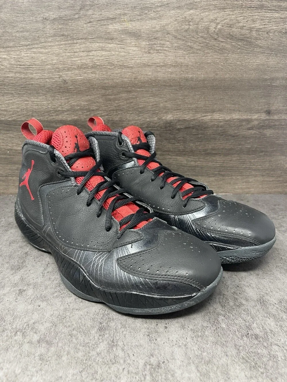 Air Jordan 2012 A Bred Size 12 Mens Black Varsity Red Basketball 508318-010